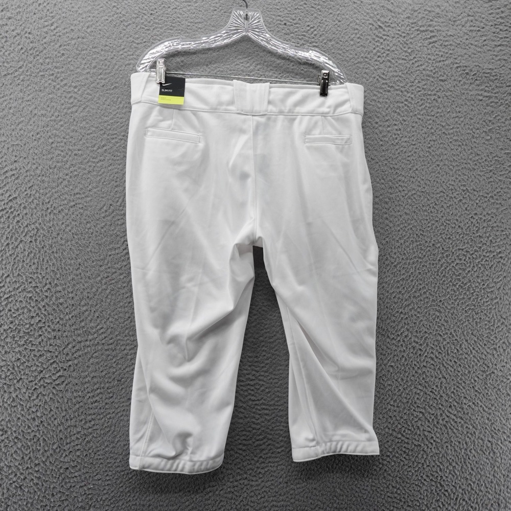 Nike Womens Baseball Softball Pants White XL Athletic Sport Knickers NWT‎ - Picture 2 of 16